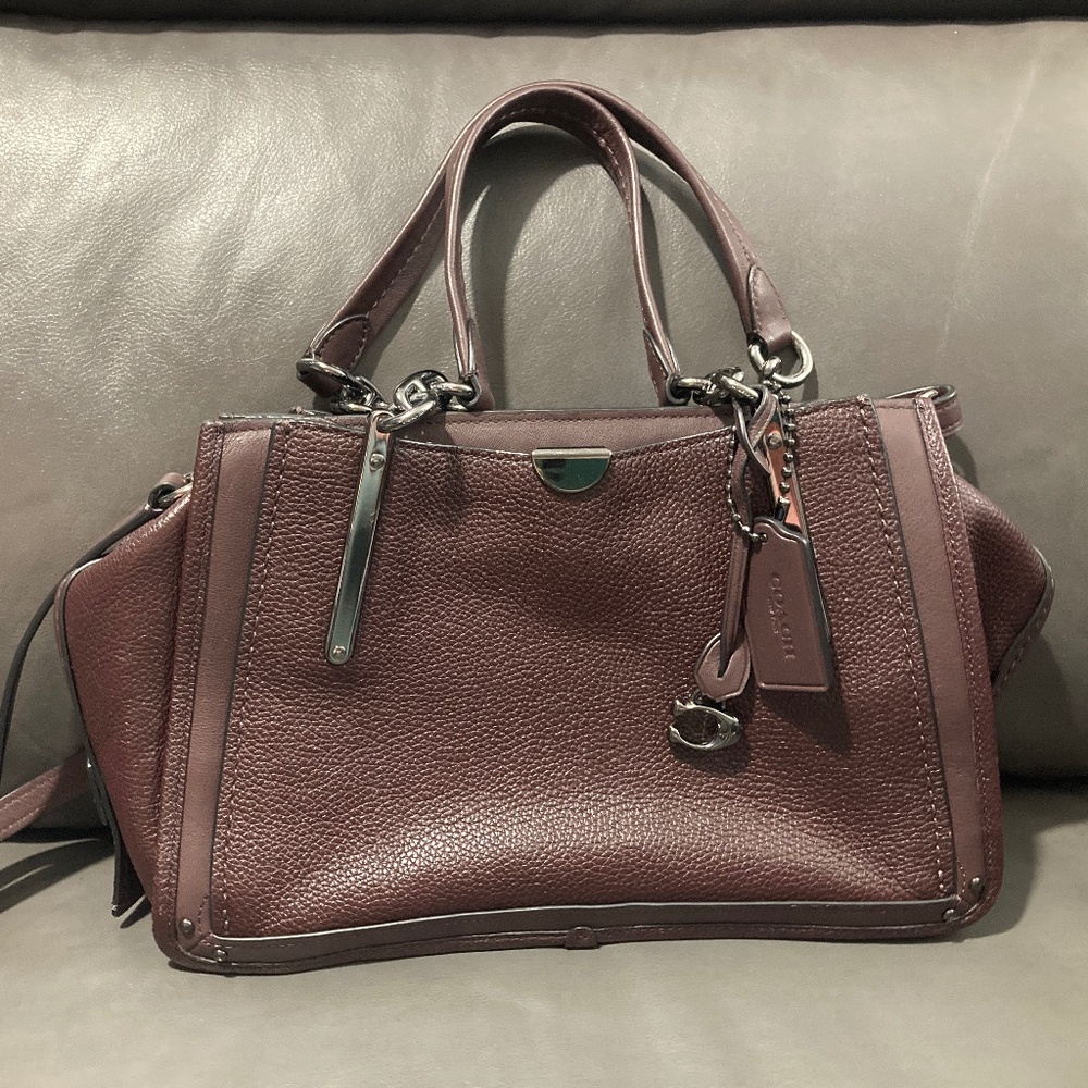 Coach Oxblood Dreamer Crossbody Satchel